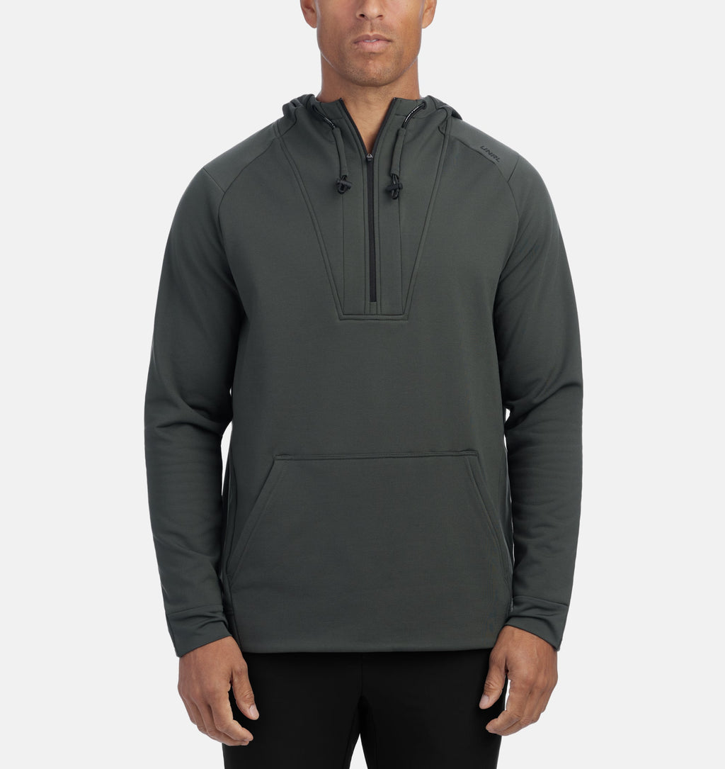 Crossover Half-Zip Hoodie