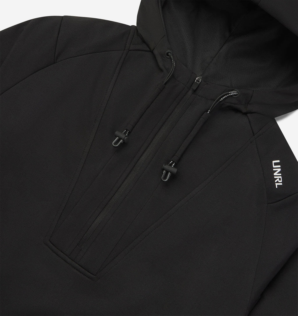 Crossover Half-Zip Hoodie